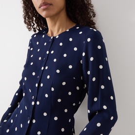 Madelie Polka Dot Blouse