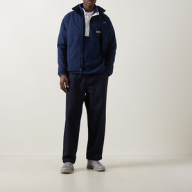 Helvetia Half-Buttoned Logo Fleece Sweatshirt