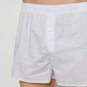 Fancy Woven Check Boxers
