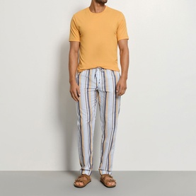 Night & Day Striped Long Pyjama Bottoms