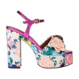 Kensington Eagle Head Platform Sandals