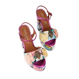 Kensington Eagle Head Platform Sandals