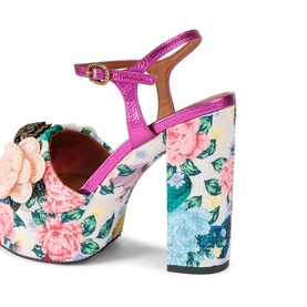 Kensington Eagle Head Platform Sandals