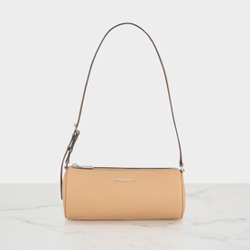 Izzy Small Pebbled Leather Barrel Pochette