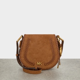 Josie Flap Suede Crossbody Bag