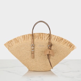 Isa Small Crocheted Fan Tote Bag