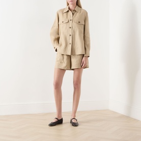 Pomposa Linen Overshirt