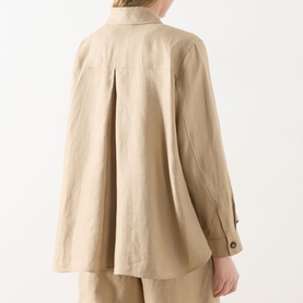 Pomposa Linen Overshirt