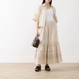 Pala Embroidered Linen Blouse