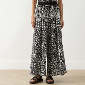 Palanca Printed Wide Leg Trousers