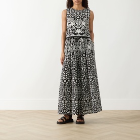 Fanale Printed Cropped Top