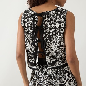Fanale Printed Cropped Top