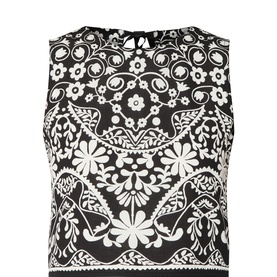 Fanale Printed Cropped Top