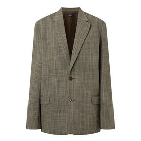 Giani Checked Single-Breasted Blazer