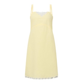 Hillary Lace Trim Mini Dress