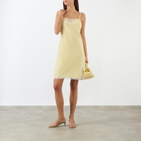Hillary Lace Trim Mini Dress