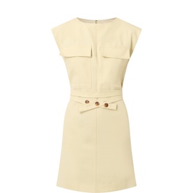 Imane Belted Denim Dress