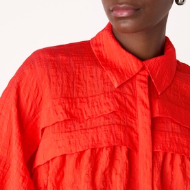 Textured Frill Detail Blouse