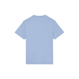 Vilebrequin Crew Neck T in Cloudy blue, rear view showing relaxed fit and short sleeves
