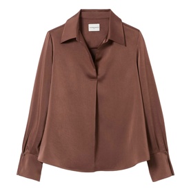 Open Lapel Blouse