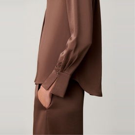 Open Lapel Blouse
