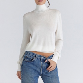 Angel Roll Turtleneck Sweater