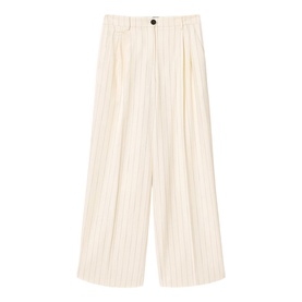 Olga Pinstriped Wide Leg Trousers