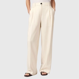 Olga Pinstriped Wide Leg Trousers