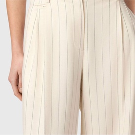 Olga Pinstriped Wide Leg Trousers