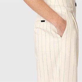 Olga Pinstriped Wide Leg Trousers