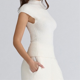 Caia Boucle Knitted Top