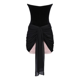 Clara Chiffon Mini Off The Shoulder Dress