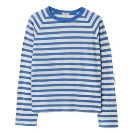 Striped Raglan Long-Sleeved Top