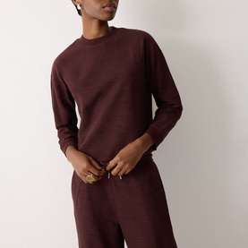 Textured Slub Sweatshirt