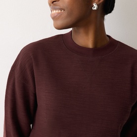 Textured Slub Sweatshirt