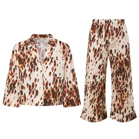 Leopard Print Pyjama Set