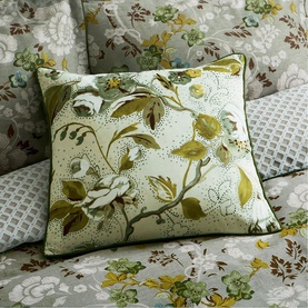 Eagle House Damask Cushion Seagrass