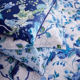 Craven Street Floral Duvet Set Woad
