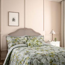 Eagle House Damask Duvet Set Seagrass