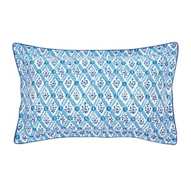 St Johns Trellis Duvet Set Blue