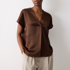 Heavy Pleat Front Top