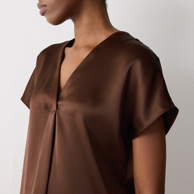 Heavy Pleat Front Top