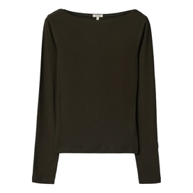 Ribbed Long-Sleeved Top