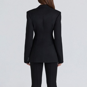 Luella Crepe Hourglass Blazer