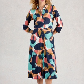 Rua Printed Shirt Dress