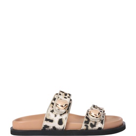 Sorano Leopard Sandals
