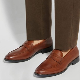 Skylers Leather Penny Loafers