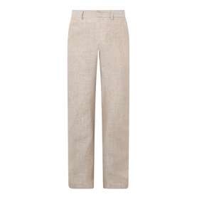 Alp Striped Linen Slim Tapered Trousers