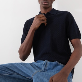 Naples Textured Polo Shirt