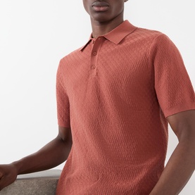 Naples Textured Polo Shirt